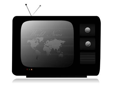 Old Television News Program